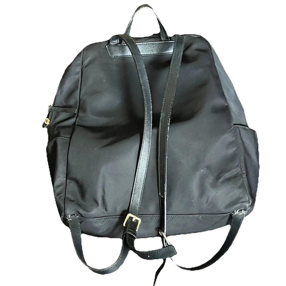 Kate Spade‎ Large Nylon Backpack Work Bag Black - Straps Need Reinforcement